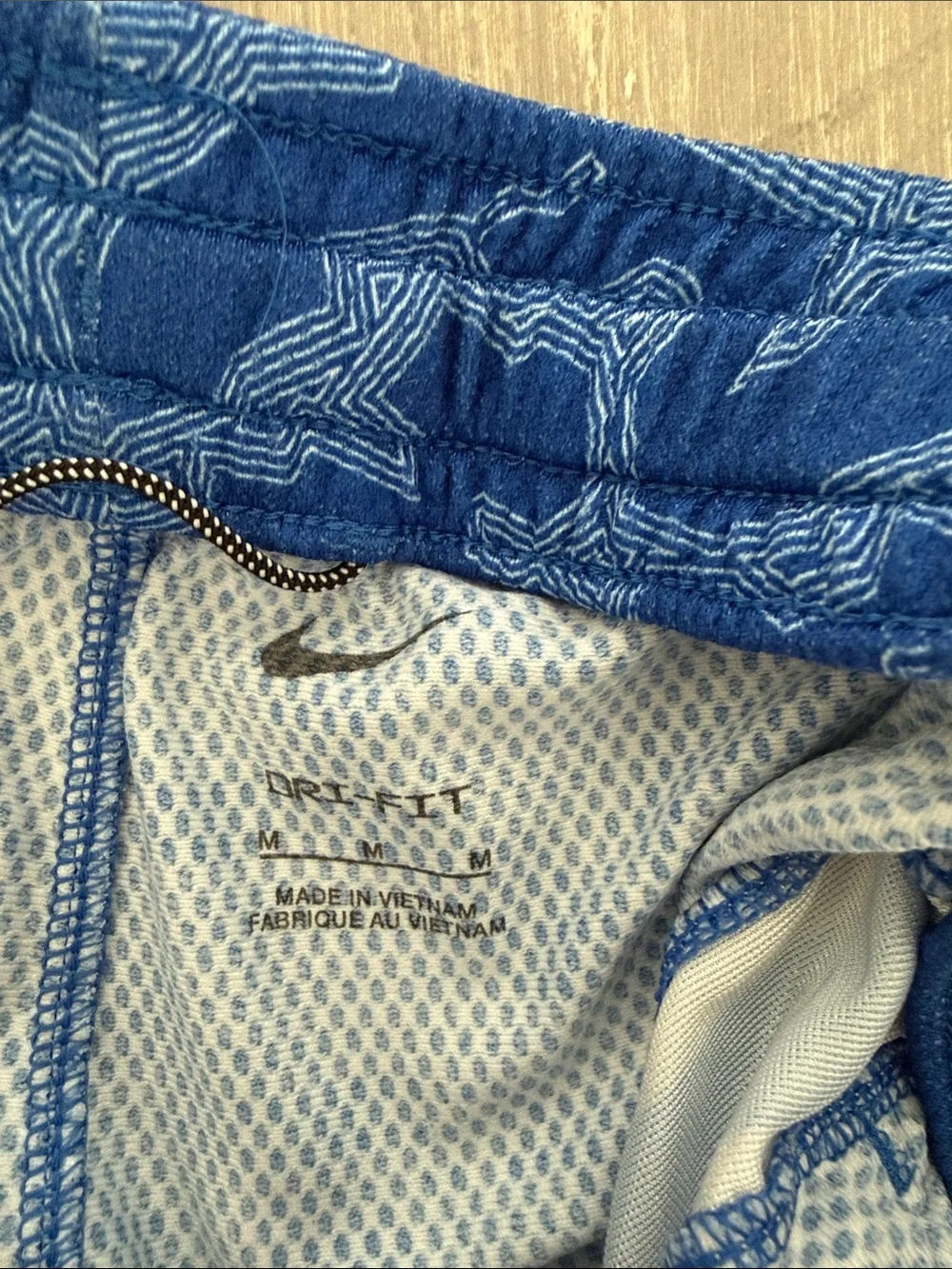 Nike Blue White Boys Athletic Shorts